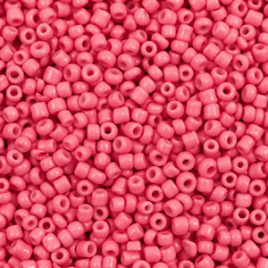 Rocailles 2mm tulip red, 10 gram